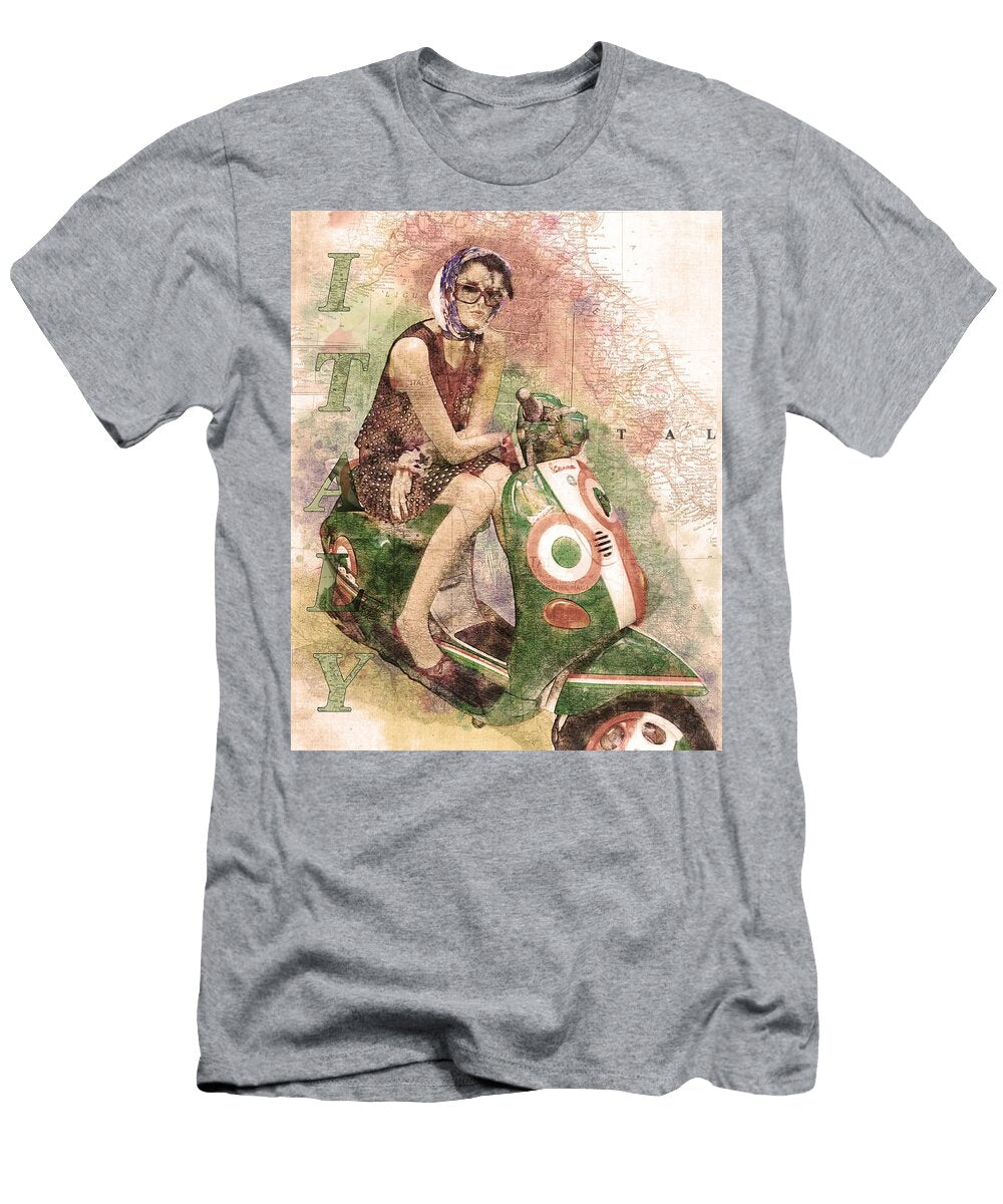 Lady on a Vespa Darin Williams T-Shirt