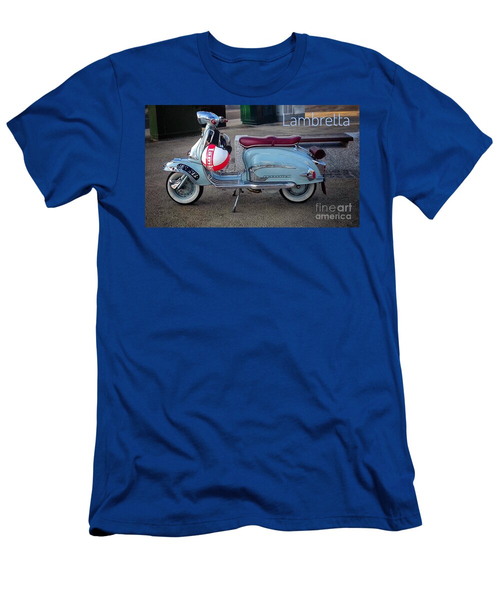 Lambretta in Ice Blue Joan Violet Stretch T-Shirt