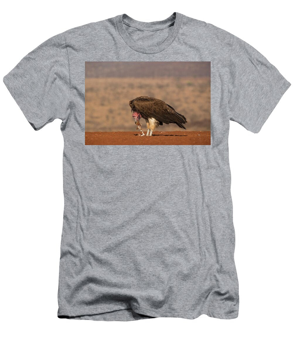 Lappetfaced Vulture Feeding Zimanga Private Game Reserve Ann Steve Toon Natureplcom T-Shirt