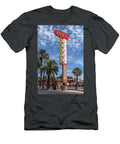 Las Vegas Lockdown Lucky Cuss Motel Sign Cloudy Aloha Art T-Shirt