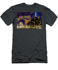 Las Vegas Lockdown Luxor and Sphynx Profile on Cloudy Night Aloha Art T-Shirt