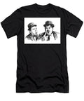 Laurel and Hardy Blowing Out the Flame Classic Comedy Sketch Julia the Pooh T-Shirt