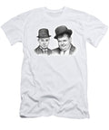 Laurel and Hardy Pencil Sketch Greg Joens T-Shirt
