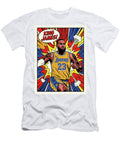Lebron James Comic Style Minimal Poster Roy Lichtenstein Style Pop Art Sampadart Gallery T-Shirt