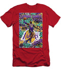 Lebron James Dunking Graphic Graffiti Poster Basketball Player NBA Sampadart Gallery T-Shirt
