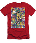 Lebron James Graffiti Slam Dunk Graffiti Poster Basketball Player NBA Sampadart Gallery T-Shirt