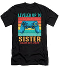 Leveled Up to Sister Again Est 2024 Dhbubble T-Shirt