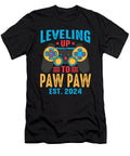 Leveling Up to Paw Paw 2024 Video Game Gamer Dhbubble T-Shirt