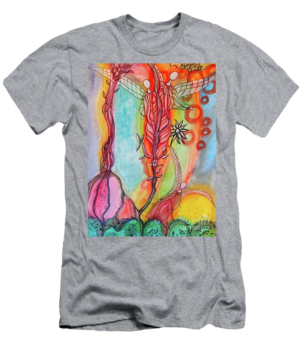 Lichtwesen Beings of Light Mimulux Patricia No T-Shirt