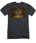 Liebesreigen in Parklandschaft Adolphe Monticelli French T-Shirt