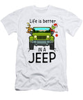 Life Is Better in a Jeep Christmas Reindeer and Grinch Tinh Tran Le Thanh T-Shirt