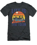 Life Is Better on the Toon Pontoon Boat Boating Fathers Joshua Sumaya T-Shirt