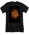Lion Head Portrait At Night Zimanga Private Game Reserve Ann Steve Toon Natureplcom T-Shirt