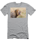 Lion Male Showing Flehmen Response Baring Its Teeth Ann Steve Toon Natureplcom T-Shirt