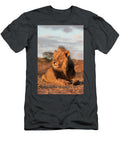 Lion Male with Claw Mark Scars on Face Kgalagadi Ann Steve Toon Natureplcom T-Shirt