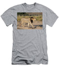 Lion Male with Dark Mane Contact Calling Kgalagadi Ann Steve Toon Natureplcom T-Shirt