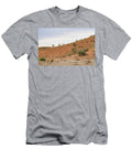Lion Walking in Landscape Kgalagadi Transfrontier Park Ann Steve Toon Natureplcom T-Shirt