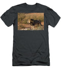 Lion with Dark Mane Contact Calling Kgalagadi Ann Steve Toon Natureplcom T-Shirt