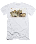 Lioness Snarling with Suckling Cubs Kgalagadi Ann Steve Toon Natureplcom T-Shirt