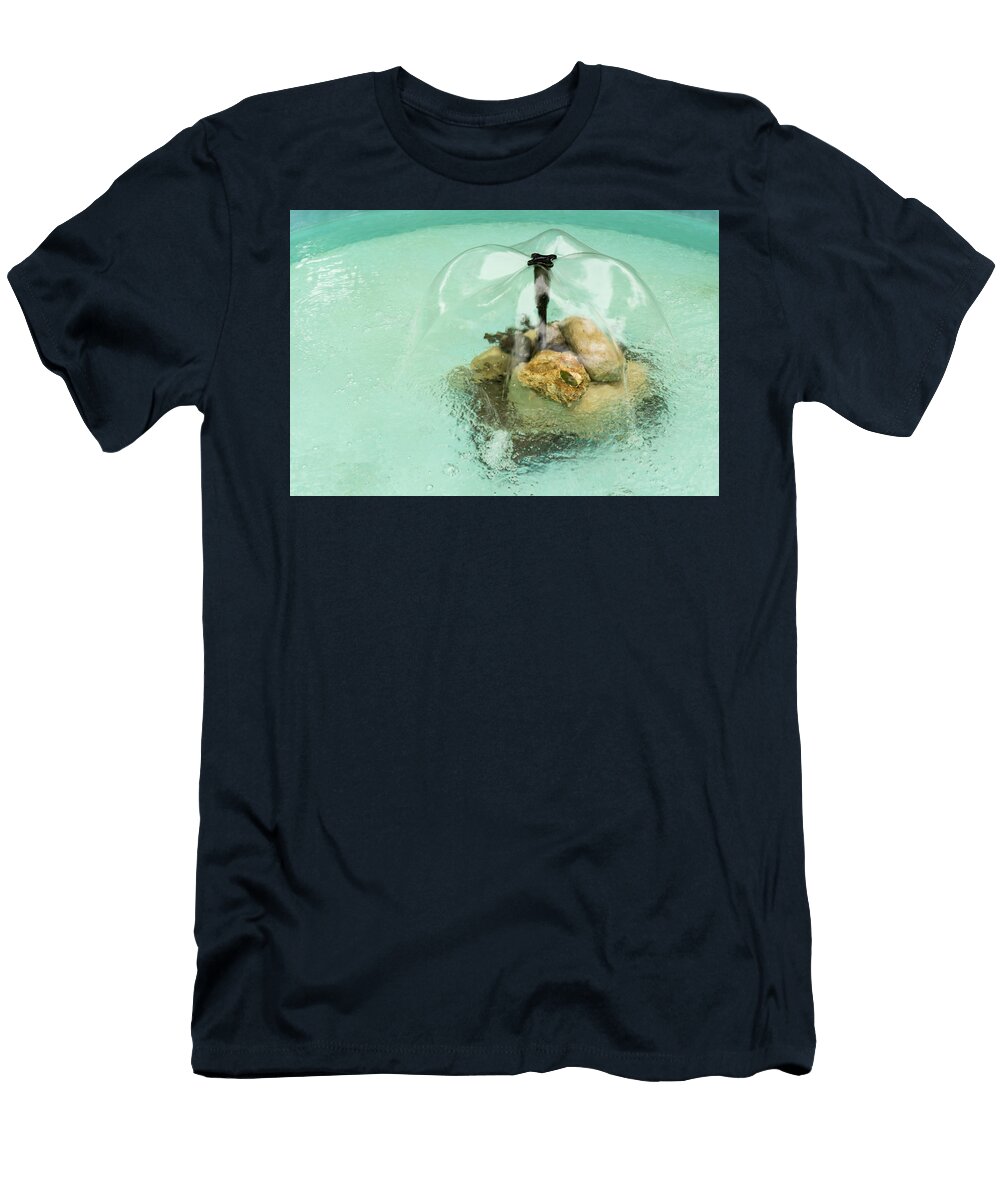 Liquid Flower Fountain to Delight You Georgia Mizuleva T-Shirt