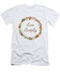 Live Simply Quote Madame Memento T-Shirt