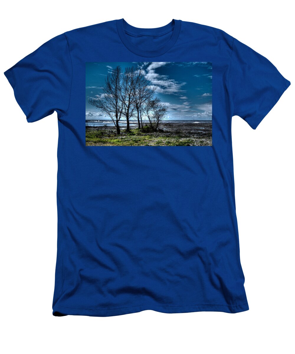 Lone Desolate Trees and Sea John Williams T-Shirt