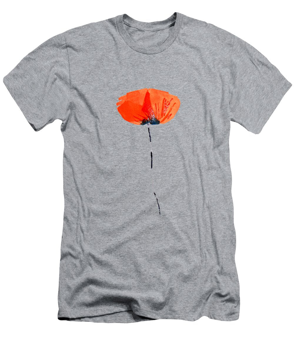 Lonely Poppy Zaira Dzhaubaeva T-Shirt