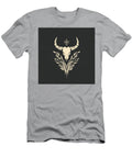 Longhorn Bull Skull with Floral Ornament Maverick Junk T-Shirt