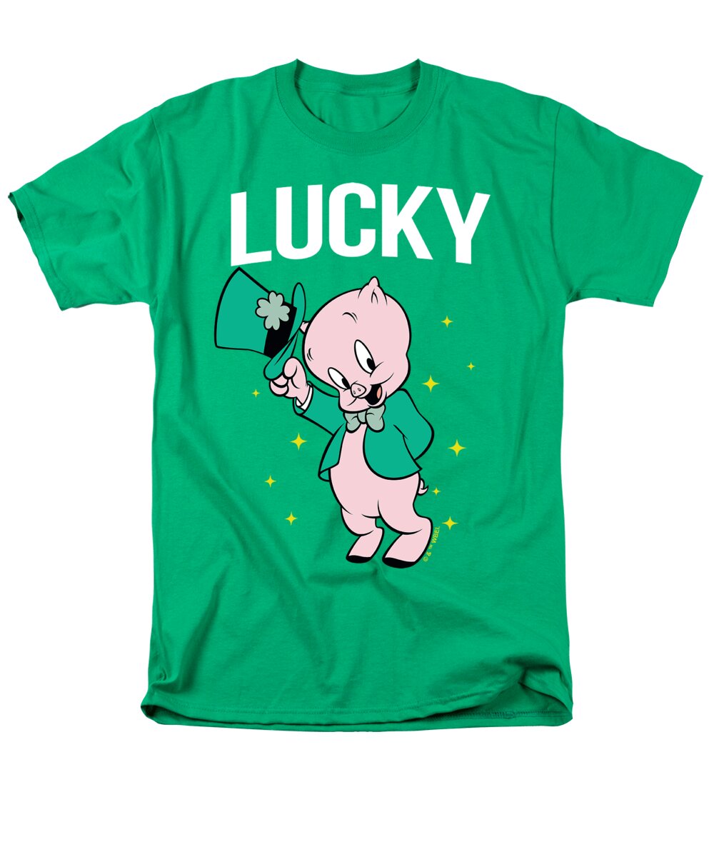 Looney Tunes Porky Pig St Patricks Lucky Brand a T-Shirt