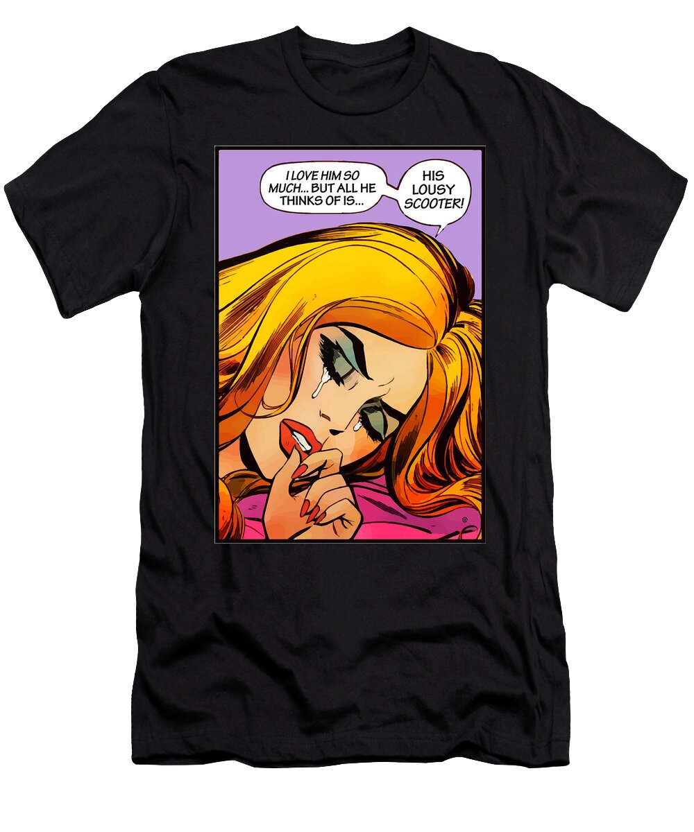 Lousy Scooter Gary Grayson T-Shirt