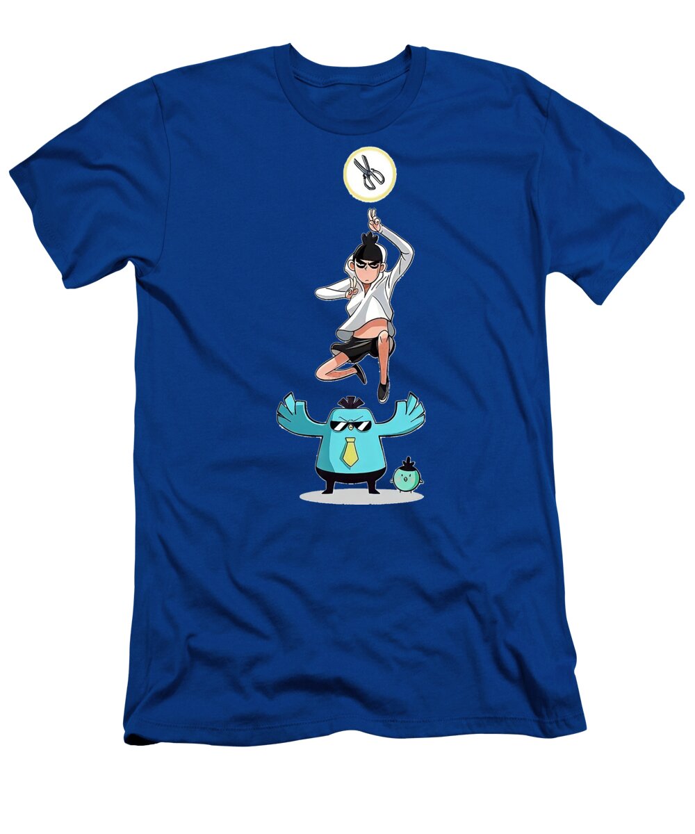 Love Funny Man Scissor Premium Gifts for Everyone Mizorey T-Shirt