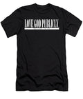Love God Publicly Bible Scripture Jesus Believer Christian Maximus Designs T-Shirt