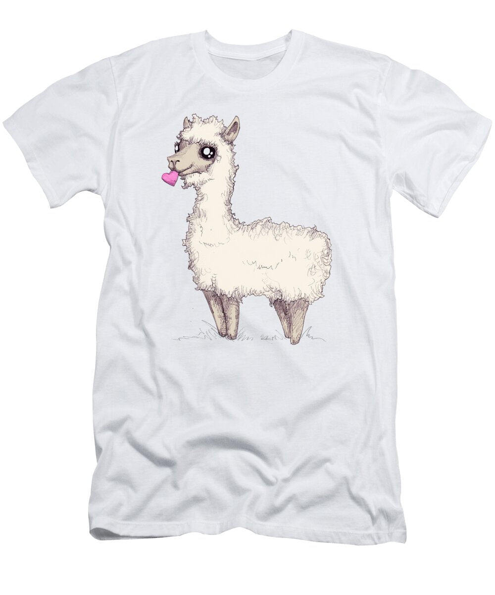 Love Llama Ludwig Van Bacon T-Shirt