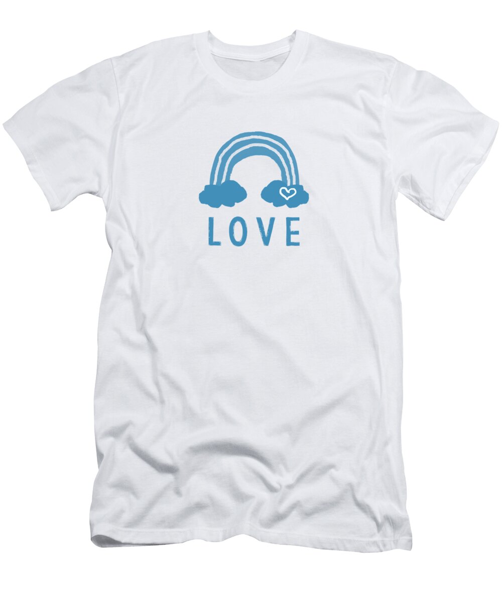 Love Rainbow Art By Linda Woods Linda Woods T-Shirt