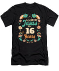 Loved By Jesus for 16 Years 16th Birthday Christian Theme Maximus Designs T-Shirt