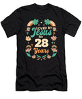 Loved By Jesus for 28 Years 28th Birthday Christian Theme Maximus Designs T-Shirt