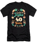Loved By Jesus for 40 Years 40th Birthday Christian Theme Maximus Designs T-Shirt
