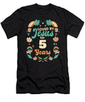 Loved By Jesus for 5 Years 5th Birthday Christian Theme Maximus Designs T-Shirt