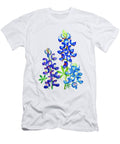 Lupinus Texensis Solid Background Hailey E Herrera T-Shirt