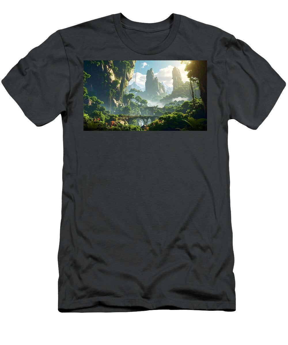 Lush Mountainous Jungle Tricky Woo T-Shirt