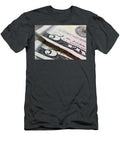Macro of Five Dollar Bills Fanned Out Dejavu Designs T-Shirt