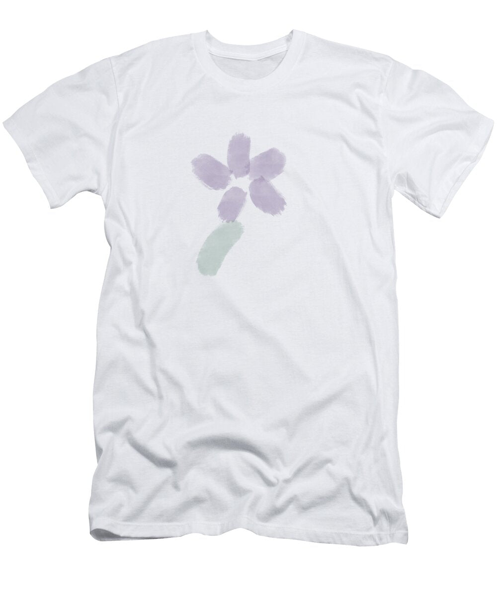 Maeyls 1 Minimal Modern Contemporary Abstract Painting Purple Studio Grafiikka T-Shirt