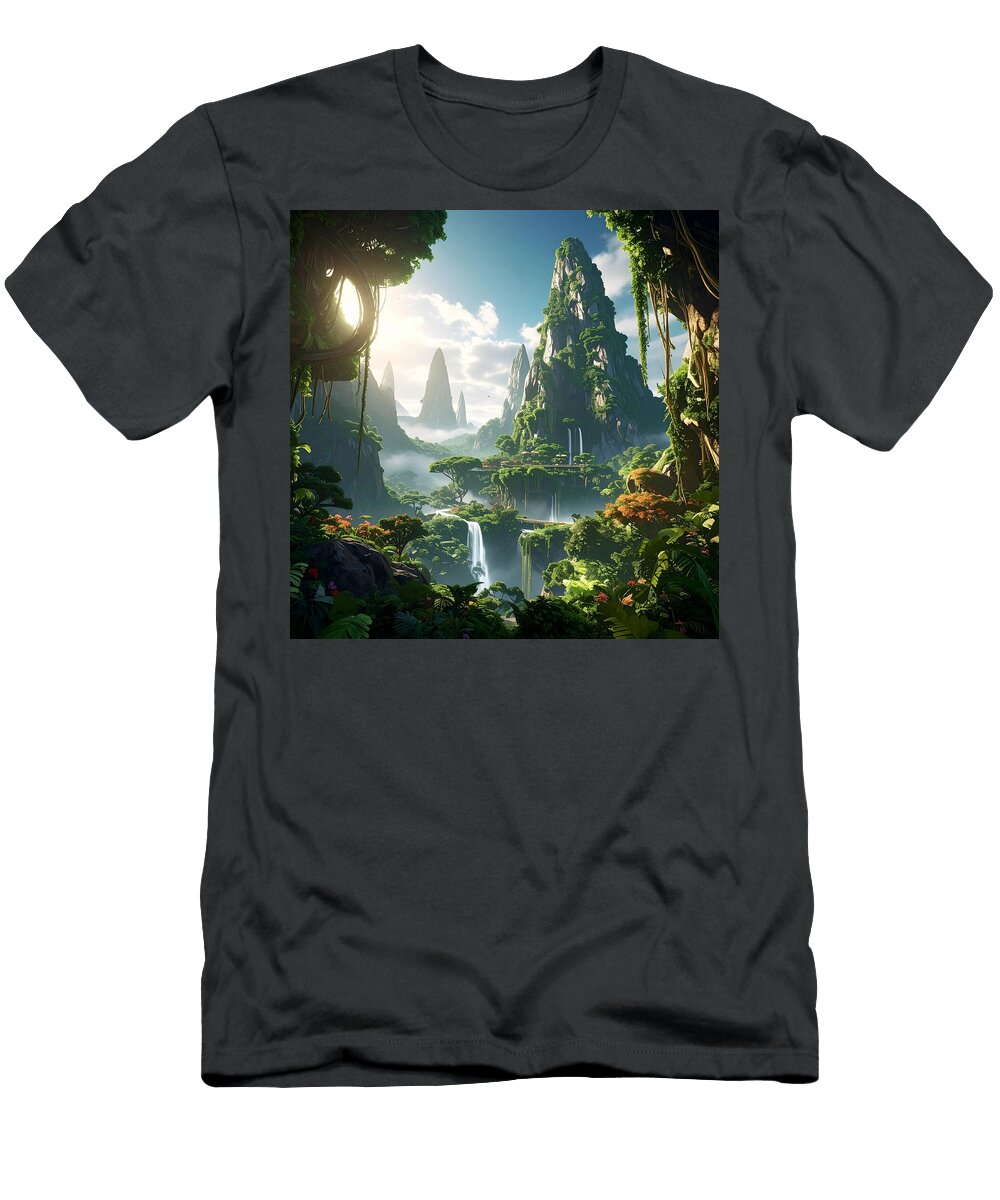 Majestic Mountain Paradise Tricky Woo T-Shirt