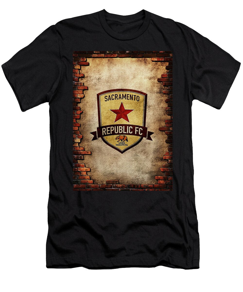 Major League Soccer Brick Sacramento Republic Leith Huber T-Shirt