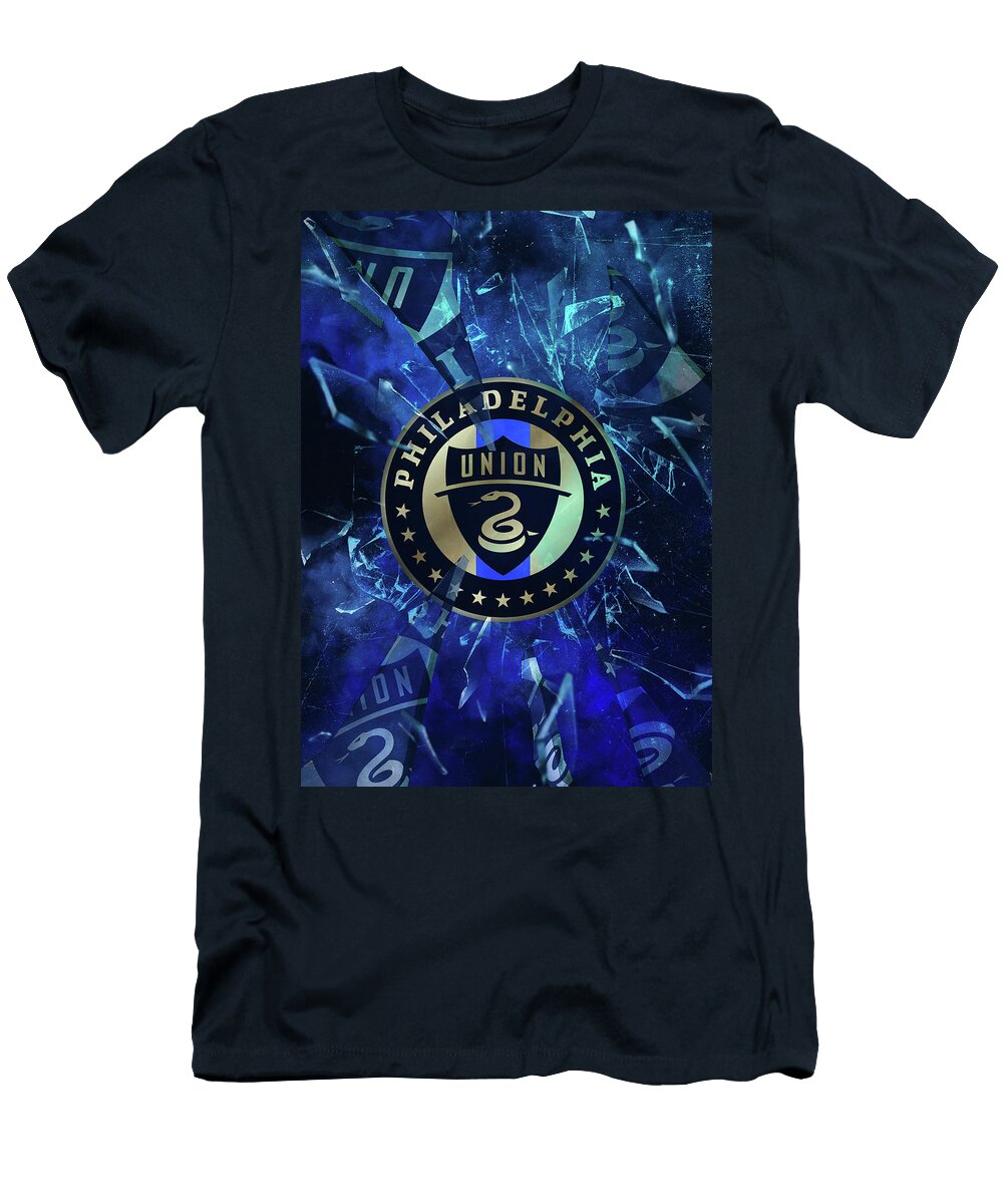 Major League Soccer Broken Philadelphia Union Leith Huber T-Shirt