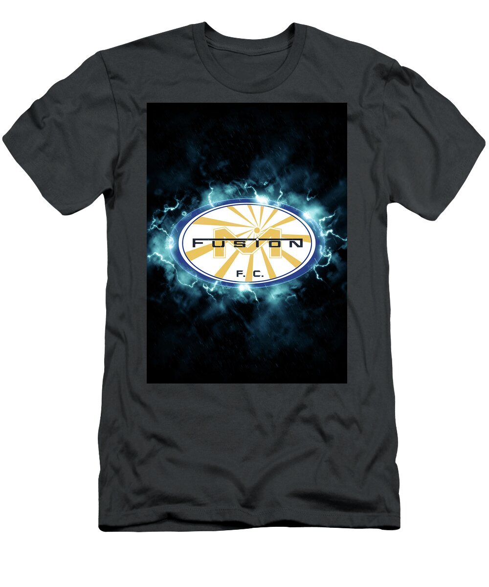 Major League Soccer Lighting Blue Miami Fusion Leith Huber T-Shirt