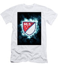 Major League Soccer Lighting Blue Mls Crest Logo Rgb Gradient Leith Huber T-Shirt