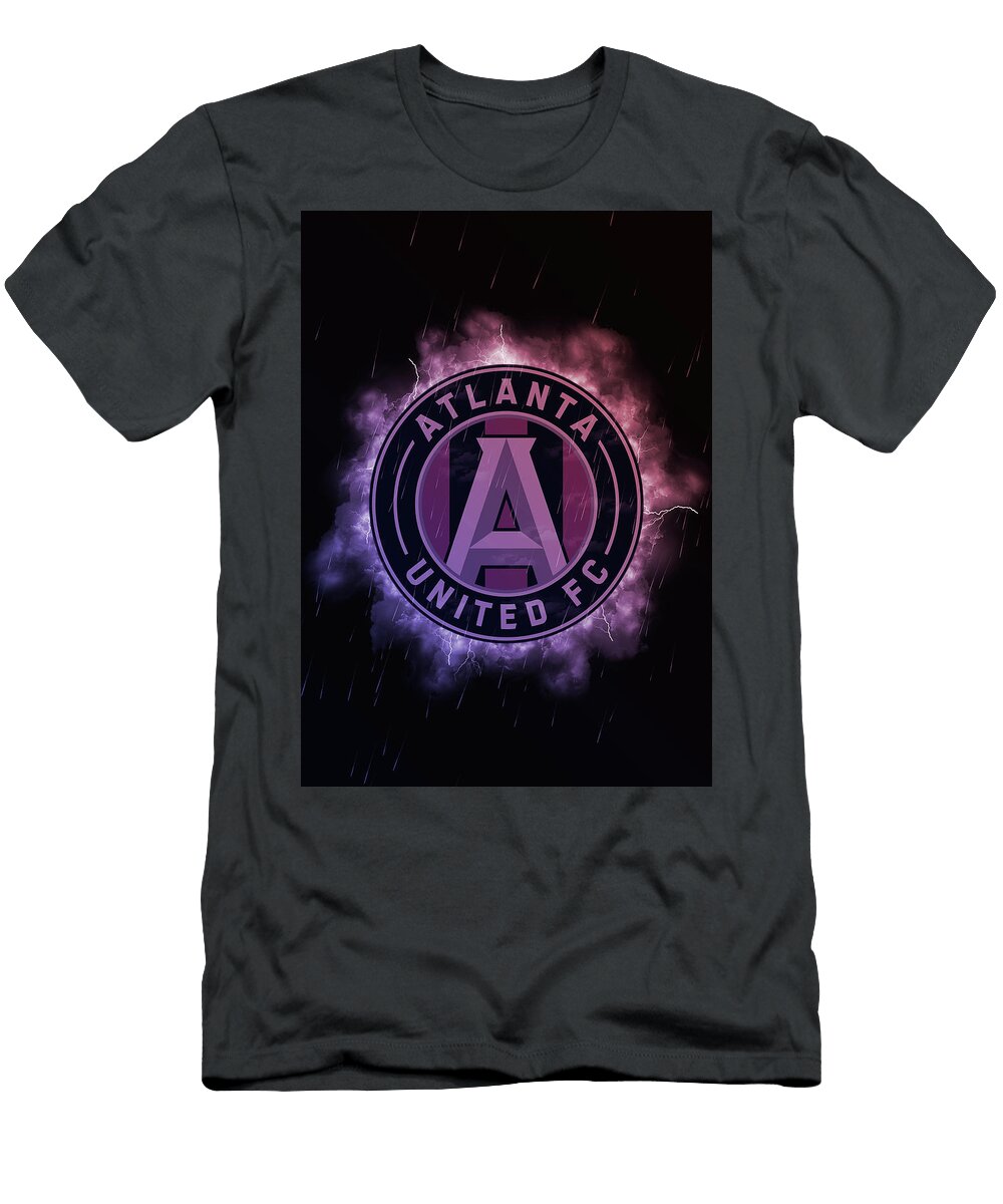 Major League Soccer Lighting Red Atlanta Mls Leith Huber T-Shirt