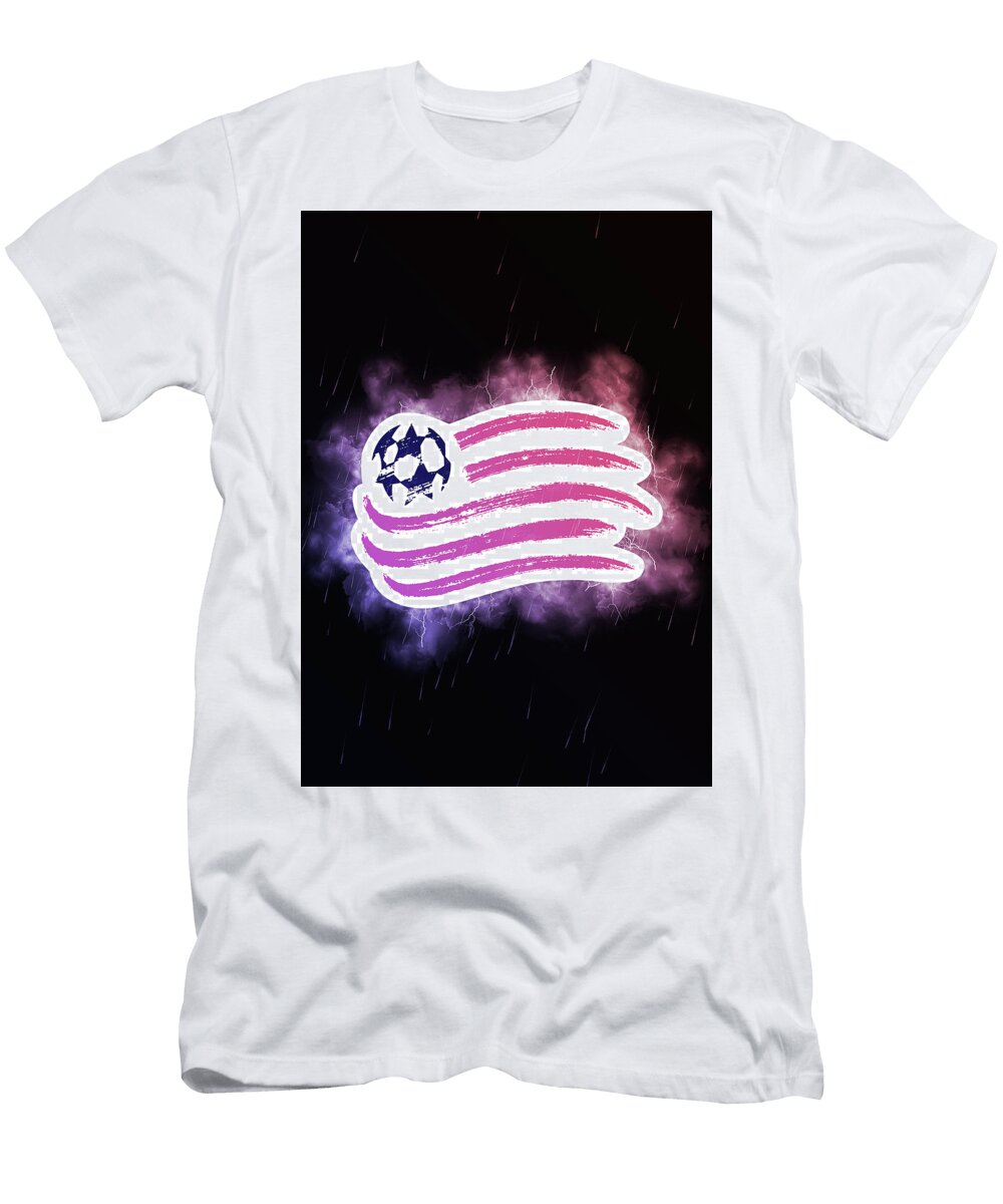 Major League Soccer Lighting Red New England Revolution Leith Huber T-Shirt