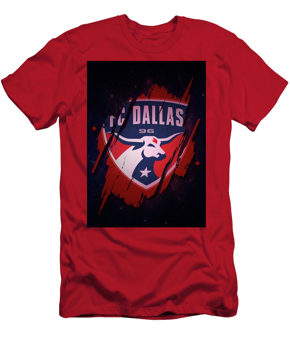 Major League Soccer Red Fc Dallas Leith Huber T-Shirt
